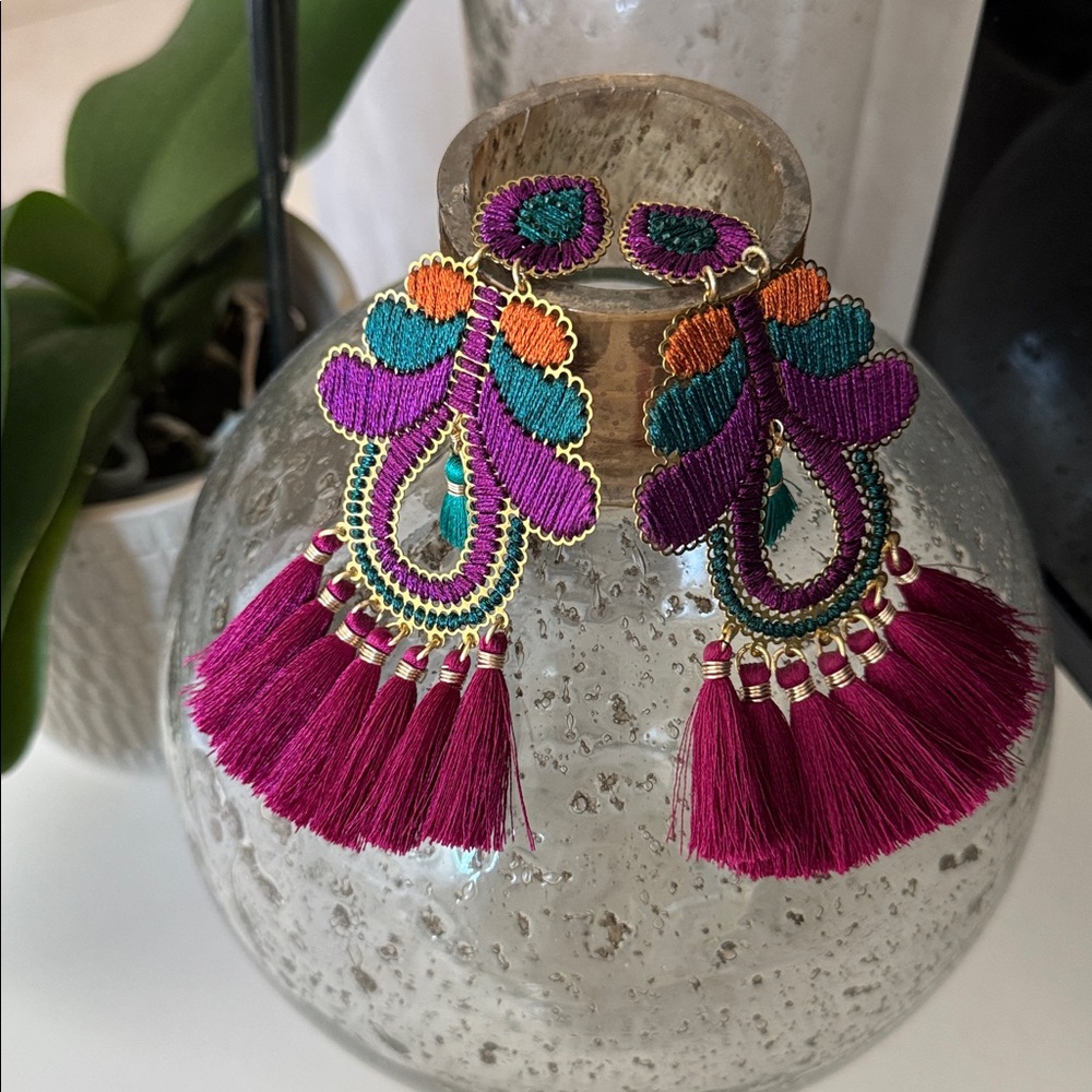 Colorful Tassel Earrings